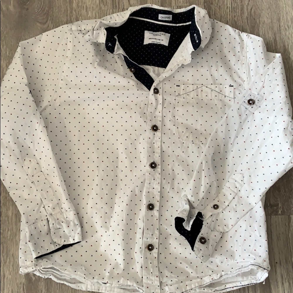 Boys button down dress shirt